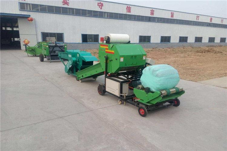 青贮打捆机能自动完成小麦、牧草等作物秸秆的捡拾、压捆、捆扎和放捆一系列作业 青贮打捆机能自动完成小麦、牧草等作物秸秆的捡拾、压捆、捆扎和放捆一系列作业